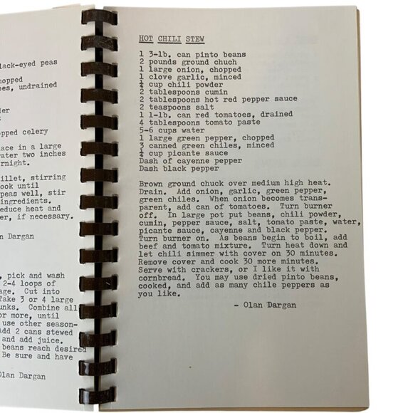 East Texas Rebekah Round-Up Cookbook Spiral Bound 1987 Deep East Texas Cooking - Picture 8 of 13